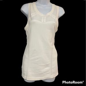 🎈Host pick!!! Athleta Mesh Laser Cut Detail Tank